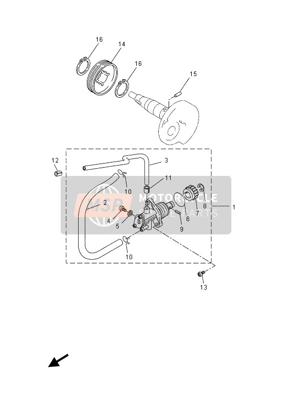 3VPE35771000, Clip, Yamaha, 0